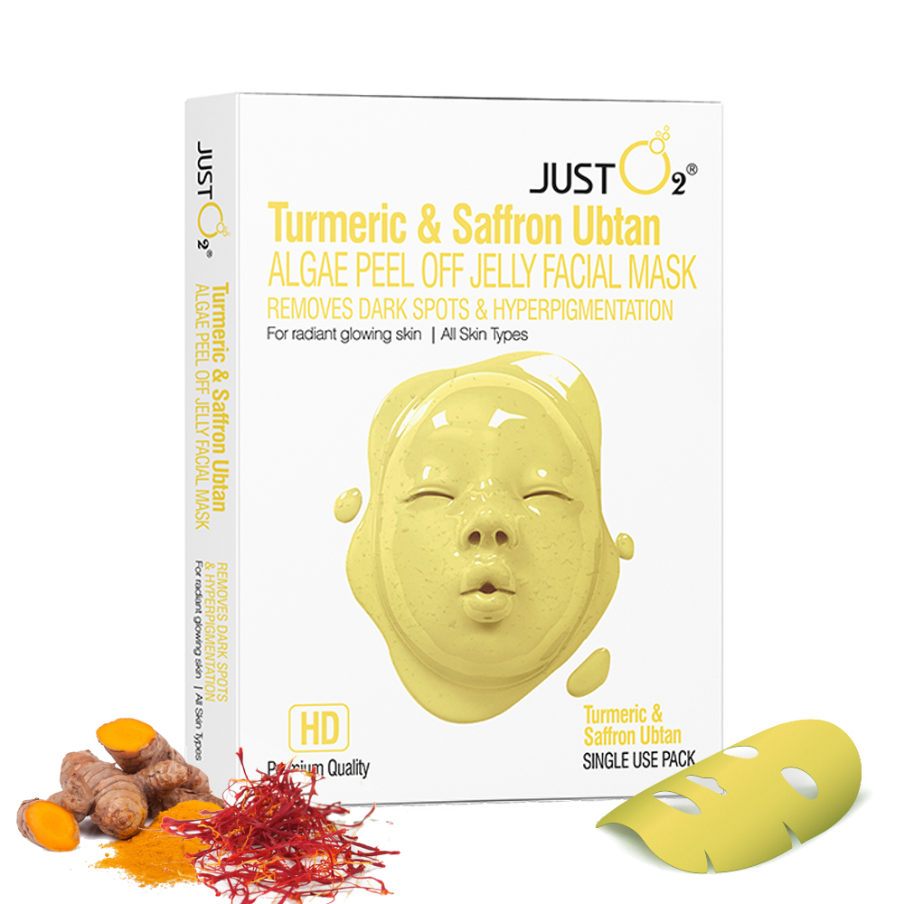 Turmeric & Saffron Ubtan Algae Peel Off Jelly Facial Mask